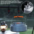 thumbnail image 3 of FINE MAKER Modern 4-piece portable camping cookware set, cutlery set, hiking kettle, cooking bowl, pot set, 3 of 12