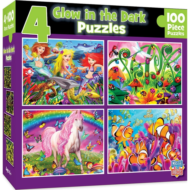 4 Pack of Jigsaw Puzzles - 48, 72, and 100 Pieces