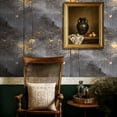 thumbnail image 5 of Baroque Peel and Stick Wallpaper Vintage Mushroom Golden Light Misty Valley Wall Mural 17.7in x 9.8ft Self Adhesive Removable Wall Paper Renter Friendly Wallpaper for Women Bedroom Salon, 5 of 8