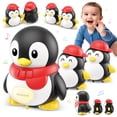 thumbnail image 1 of Juguetes para bebé Pobaiyi Pingüino musical, bailarín y parlante 6-12 meses, 1 of 8