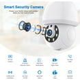 thumbnail image 3 of GBIUT 2K Light Bulb Security Camera, 5G&2.4G WiFi Security Cameras Wireless Outdoor Indoor, 360° Bulb Cameras for Home Security, Motion Detection and Alarm, Two-Way Talk, Color Night Vision, 3 of 10