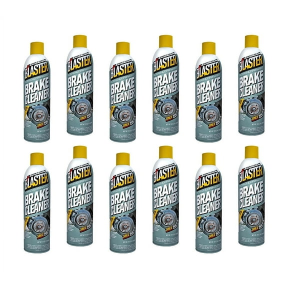 Blaster (12 Pack) Non-Chlorinated Brake Cleaner, Part No. 20-BC, 14 oz. Aerosol Can