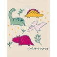 thumbnail image 2 of Wonder Nation Baby Girls Short Sleeve Creeper Bodysuit, Sizes 0-24 Months, 2 of 3