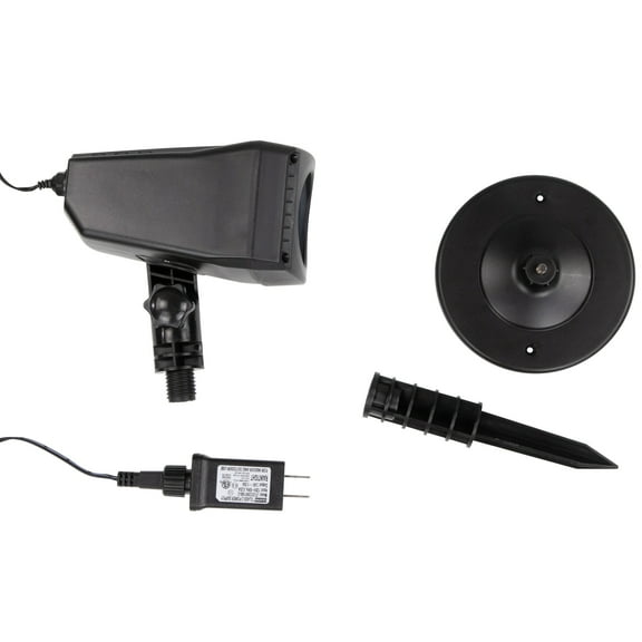 Northlight Spiderweb with Falling Spiders Halloween Outdoor Light Projector - 7"