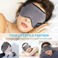 thumbnail image 4 of Sleep Headphones, Bluetooth Wireless Music 3d Eye Mask, Adjustable Sleep Mask, 4 of 5