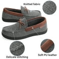 thumbnail image 6 of VONMAY Men's Moccasins Slippers Cozy House Shoes Loafer Memory Foam Indoor Outdoor, 6 of 7
