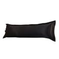thumbnail image 6 of Premium Silk Pillowcase Case Body Pillow Protector Cover 48x120cm Black, 6 of 7