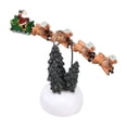 thumbnail image 4 of Estatua de pueblo navideño luminoso, decoración navideña, artesanía de resina, escultura, decoración del hogar, colección navideña 2023, adorno, 4 of 5