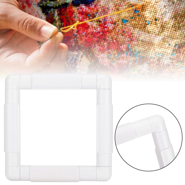 Haofy Embroidery Frame, Plastic Quilting Frame, For Sewing Silk Painting Embroidery Cross Stitch