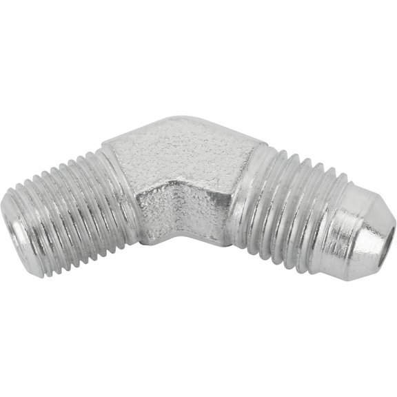 Steel 45 Degree -4 AN to 1/8 NPT Male Adapter Fitting