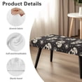 thumbnail image 7 of Psesaysky Galaxy Sun Skull Print Dining Room Bench Covers Slipcover, Stretch Bench Seat Cover Washable Rectangular Chair Cover Protector for Bedrooms, Living Rooms, Kitchens, Removable, 7 of 7