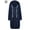 Navy, variant on Luxtrada Women's Casual Zip up Hoodies Long Tunic Sweatshirts Jackets Fashion Plus Size Hoodie with Pockets