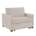thumbnail image 3 of Better Homes & Gardens Nolan Pull Out Sleeper Accent Chair, Wheat, 3 of 17