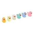 thumbnail image 6 of linyes Assorted 100 Mini Duck Rubber Ducks Miniature Luminous Resin Figurines, 6 of 10