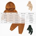 thumbnail image 3 of Zuwimk Boys And Girls 2-Piece Solid Color Hoodie Jogger Set, Athletic Outfits Elastic Waistband, Big Boy Girls Toddler Activewear(T075-Dark Green), 3 of 9