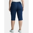 thumbnail image 3 of Just My Size Women's Plus Size Pull On 2 Pocket Stretch Capri, Sizes 0X-4X, 3 of 4