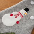 thumbnail image 4 of Bolsa de regalo con calcetines de muñeco de nieve navideño, bolsa de dulces con decoraciones navideñas BRILLAR Rojo Verde, 4 of 5