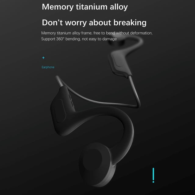 Auriculares deportivos, auriculares inalámbricos de conducción ósea, auriculares inalámbricos deportivos, auriculares abiertos, integración perfecta