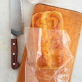 thumbnail image 7 of Clear Gusseted Poly Bags, 5.5 x 4.75 x 15 Inch. 100 Pack Plastic Bread Bags for Homemade Bread. Waterproof 0.65 Mil Polyethylene Flat Bottom Bag. Tear-Resistant Clear Baggies with Open Top, 7 of 7