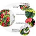 thumbnail image 3 of Summer Tropical Bathroom Shower Curtains with 12 Hooks Polyester Waterproof Shower Curtain for Stalls and Bathtubs Bohemia Flowers Monstera Leaves Watercolor Decorative Bathroom Curtain 66x72 Inches, 3 of 9