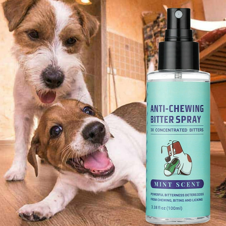 Bitter Spray for Dogs to Stop Chewing and Licking 100ml No Chew Spray for Dogs Stop Licking Wounds and Hot Spots Protecting Furniture Pet