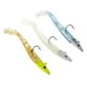 thumbnail image 4 of Señuelo de pesca Sharpla Gancho giratorio Cuerpo hueco Cebo de silicona Oro luminoso azul, 4 of 7