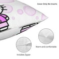 thumbnail image 3 of Hello Kitty Pillow Cover, Square Throw Pillow Cases For Couch Sofa Bed Living Room,Home Decorative, 24"X24", 3 of 9