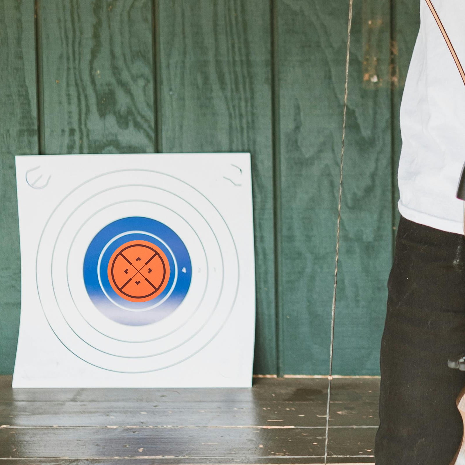OUNONA 1 Roll Adhesive Targets Stickers for Archers in Outdoor Training Settings