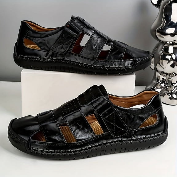 2026 New Men's Shoes, High Quality Men's Sandals, Large Size Sandals for Men,Outdoor Comfortable Beach Shoes, Anti-slip Real Casual Shoes