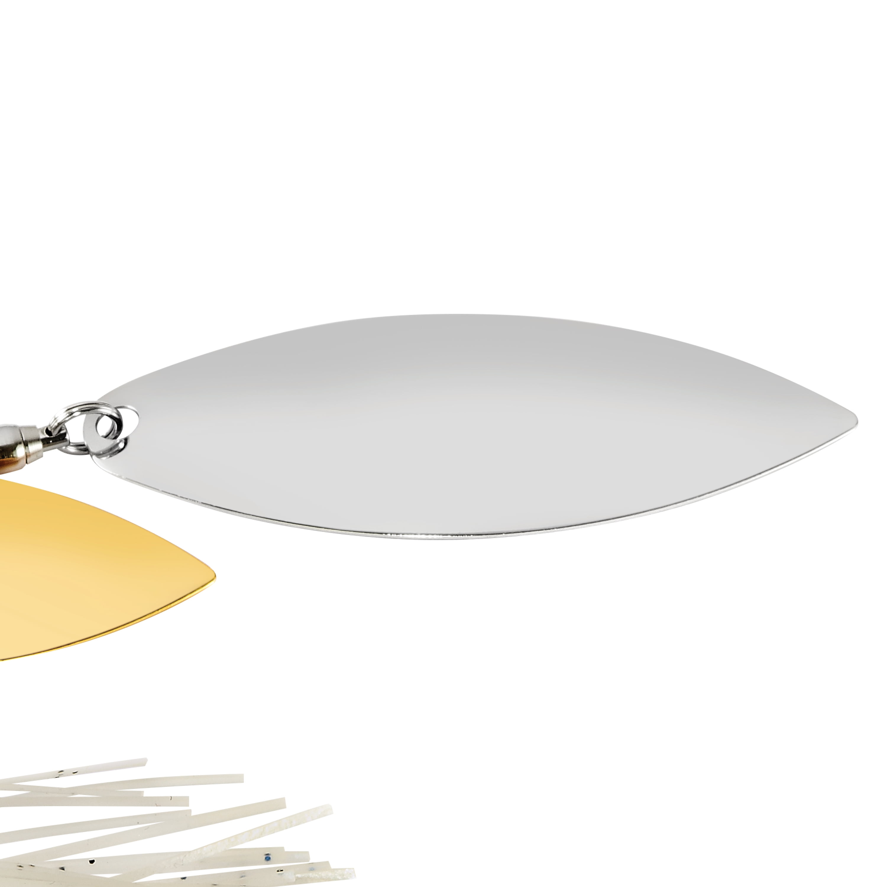 War Eagle Nickel Frame Double Willow Spinnerbaits Blue Pearl Shad 3/8 oz.