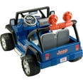 thumbnail image 5 of 12V Power Wheels Hot Wheels Jeep Wrangler Battery-Powered Ride-On Toy Vehicle with Music & Sounds, for a Child Ages 3-7, 5 of 8