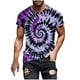 thumbnail image 2 of Tops para hombre, blusas y camisas de manga corta con cuello redondo para hombre, jersey informal de moda con estampado de cuello redondo para hombre, pantalones cortos deportivos para fitness, blusa, 2 of 5