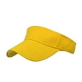 thumbnail image 2 of Beugl Visor Hats Clearance, Womens Fashion Women Men Solid Color Beach Adjustable Baseball Cap Hip Hop Hat Sun Hat Baseball Cap Women Sun Hats for Women C One Size, 2 of 3