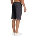 thumbnail image 4 of Aiyino Mens Shorts Plus Size Casual Drawstring Zipper Pockets Elastic Waist Big and Tall Beach Shorts,Dark Grey 4XL, 4 of 10