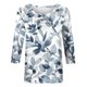 thumbnail image 4 of Ichuanyi liquidación de moda para mujeres camiseta estampada 3/4 mangas blusa redonda de cuello redondo ICHUANYI WER2023081605977, 4 of 5