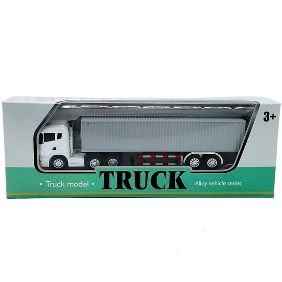 Collectible Alloy Container Truck Model Realistic Detail Home Office Decoration