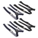 thumbnail image 5 of Tirantes para hombre ANGGREK 4 piezas negro retro 09 pulgadas, 5 of 8