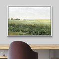 thumbnail image 3 of wall26 Framed Canvas Print Wall Art Green Meadow Hillside with Plants and Flowers Nature Wilderness Illustrations Modern Rustic Colorful Multicolor for Living Room, Bedroom, Office - 16"x24&quot, 3 of 7