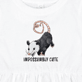 thumbnail image 4 of Inktastic Impossumbly Cute Possum Pun Girls Baby Dress, 4 of 5