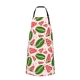 thumbnail image 3 of Cauagu Watermelon Aprons with Pockets,Waterproof Apron for Women,Kitchen Cooking Apron Adjustable Bib Aprons Chef Apron for Cooking,Drawing,Crafting, 3 of 8