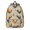 Rooster and Floral, variant on Rooster and Sunflower Beige Pattern Backpack for School, Cute School Bag with Adjustable Shoulder Straps and Padded Back, 15.7"x11.8"x5.5"