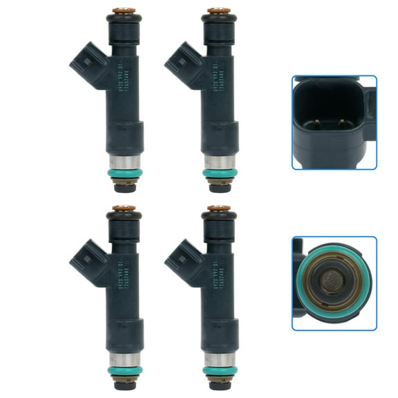 CCIYU Injectors, 4 Hole Fuel Injectors Set fit for 8-10 for Chevrolet Cobalt 08-11 for Chevrolet for Malibu 08-10 for Pontiac G6 08-09 for Pontiac Solstice Compatible with 12602480 Injector,4 Pieces