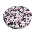 thumbnail image 1 of Disketp Lilies Flowers Funda Redonda para Taburete, Funda de Cojín para Silla de Bar Suave y Elástica-12 inch, 1 of 7