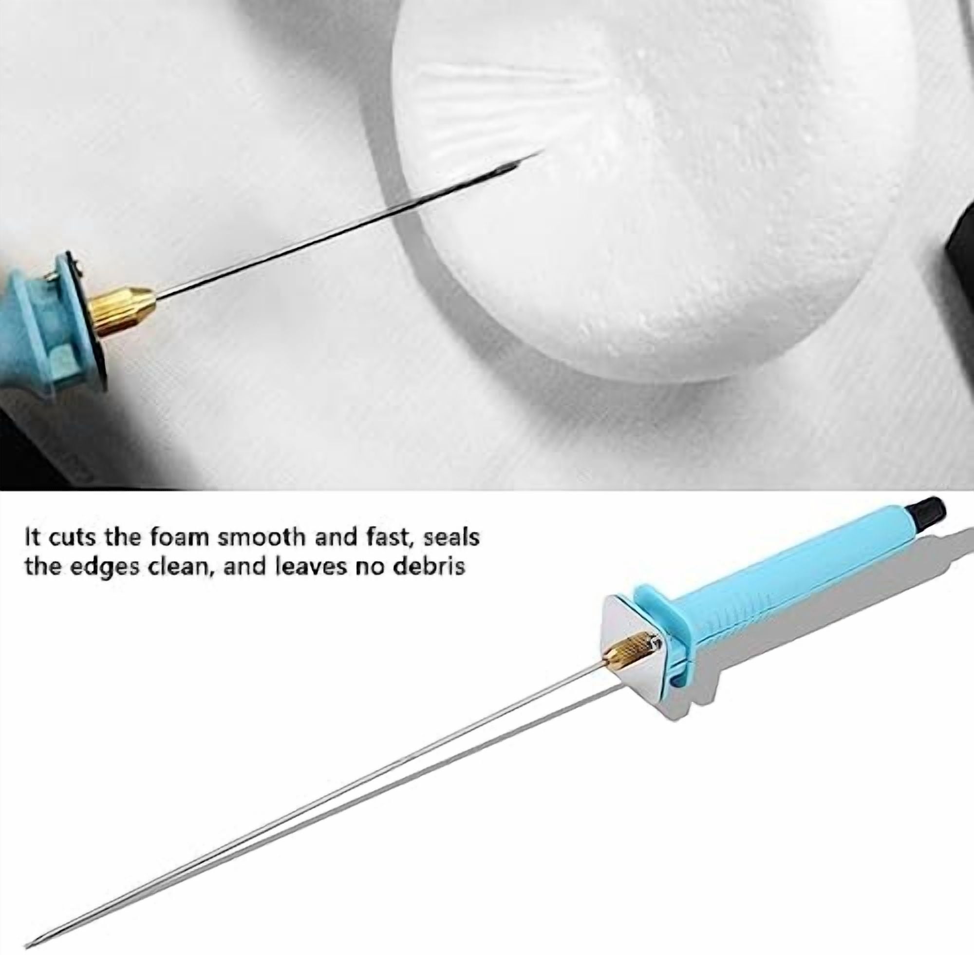 ABPETE 24W Hot Wire Foam Cutter Kit Electric Foam Cutting Machine Pen Tool with Cutting Pin for Styrofoam Modeling Crafts