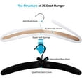 thumbnail image 4 of Percha acolchada JS HANGER para suéteres, 43 cm, tamaño extra grande, 4 of 8