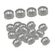 thumbnail image 5 of 100 tapones de rosca M4 para accesorios de iluminación, tapones de rosca decorativos de hierro moleteado Plata, 5 of 9