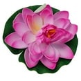 thumbnail image 1 of 18cm Artificial Water Lily Floating Lotus Flower Pond Aquarium Decor Multicolor, 1 of 4