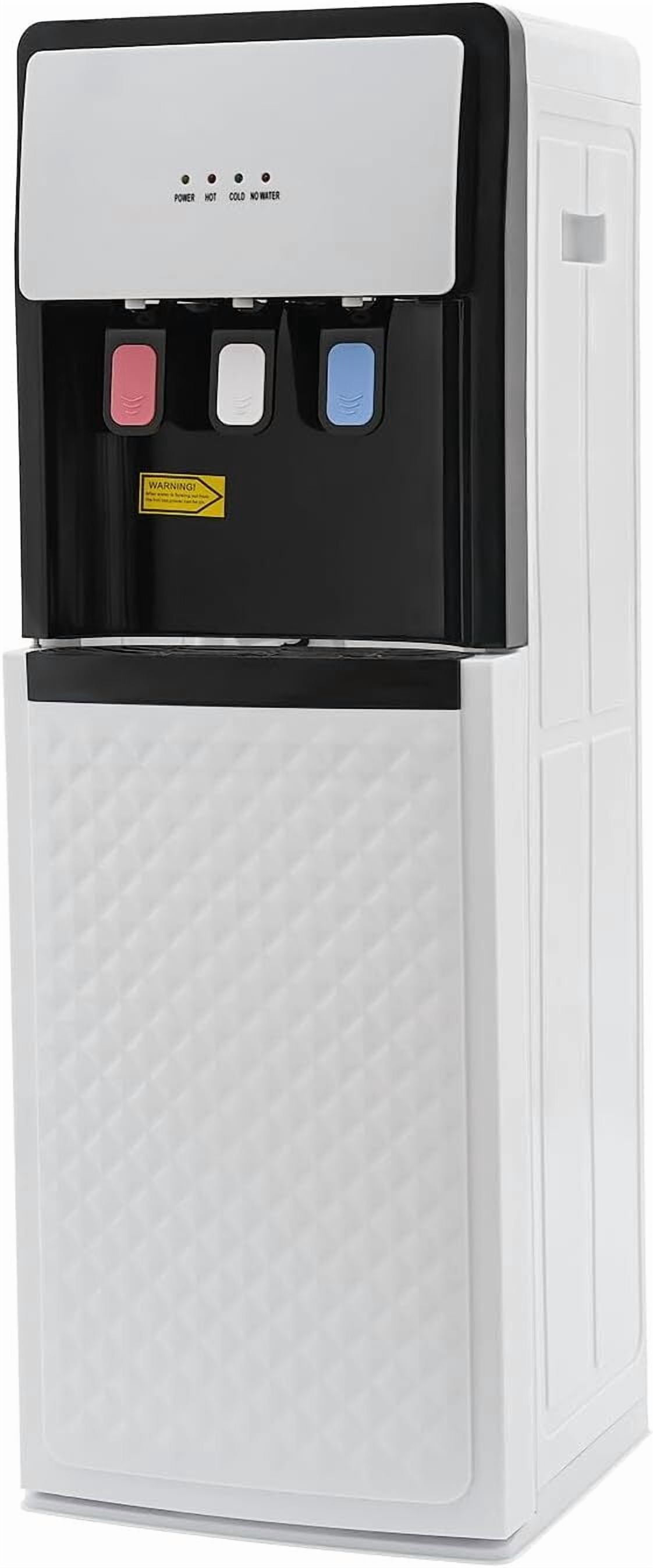 DENEST Water Dispenser Bottom Loading Water Cooler for 5 Gal Bottles w/Indicator Lights