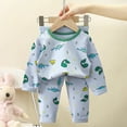 thumbnail image 2 of WEAIXIMIUNG Christmas Solid Color Children's Hoodie Set With Thick Fall And Winter Homewear Pajamas 150, 2 of 6