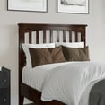 thumbnail image 5 of AFI Becket Twin XL Solid Wood Low Profile Platform Bed, Walnut, 5 of 13
